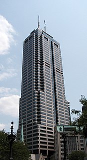 <span class="mw-page-title-main">Salesforce Tower (Indianapolis)</span> Skyscraper in Indianapolis, Indiana, U.S.