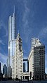 The Wrigley building and Trump International Hotel and Tower