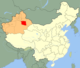 China Xinjiang Turpan.svg