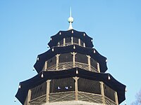 1976th file - 2.61 MB - 4000x3000 30.07.2016 upload 3962 Chinesischer Turm München - Turmspitze.jpg