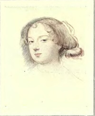 Christian Temple, portrait miniature attributed to Samuel Cooper