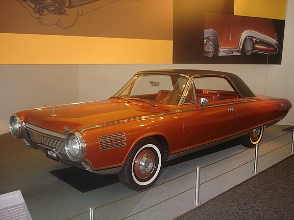 Chrysler Turbine Car at the Walter P. Chrysler Museum in Auburn Hills, Michigan