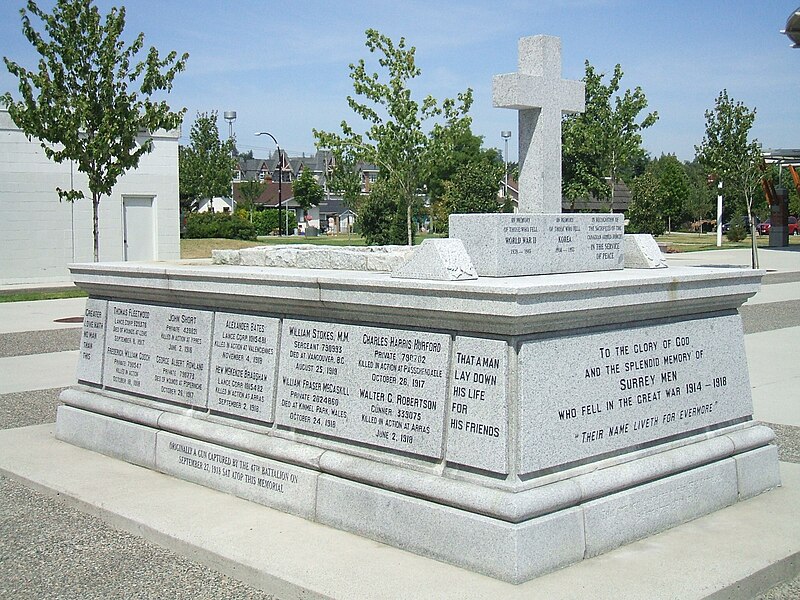 File:City of Surrey Cenotaph 2009.jpg