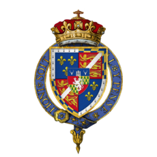 Coat of arms of Sir Henry Fitzroy, KG.png