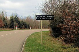 Le Col de la Chipotte.