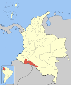 Département de Putumayo - Localisation