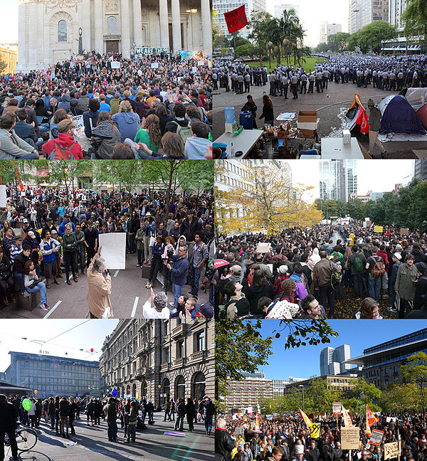 Worldwide Occupy movement protests on 15 October 2011