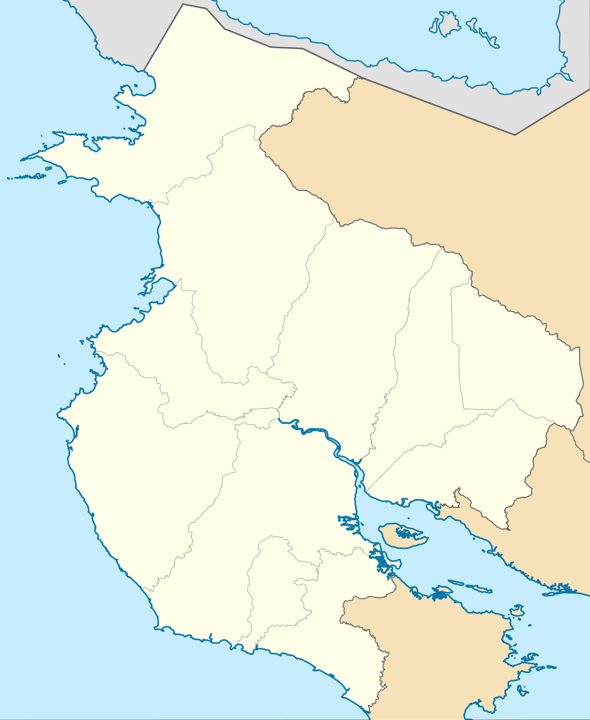 File Costa Rica Guanacaste Location Map Svg Wikimedia Commons