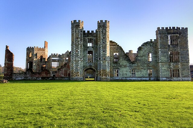 Ruins of Cowdray House, Mary Browne's birthplace