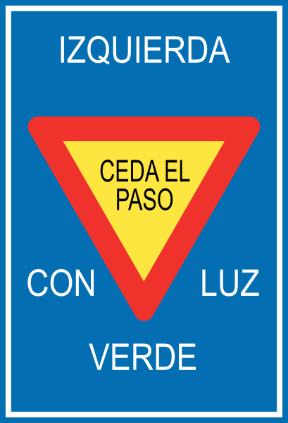 File:Cuba road sign - Izquierda con luz verde.svg