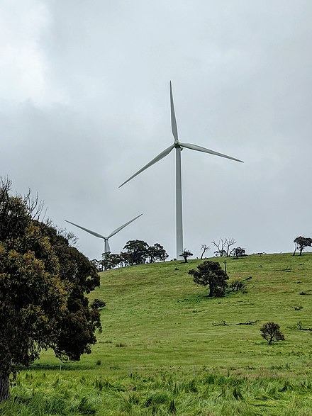 Cullerin Range Wind Farm in New South Wales.