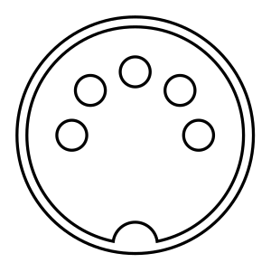 MIDI connector diagram