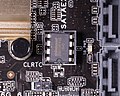 * Nomination: DIP-8 BIOS chip next to Standby power LED (SB-PW) and clear RTC RAM pin header. The clear RTC RAM is supposed to be simply connected by a piece of metal while the system is powered off. --Tobias "ToMar" Maier 16:36, 19 September 2017 (UTC) * * Review needed