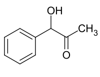 Structural formula of phenylacetylcarbinol