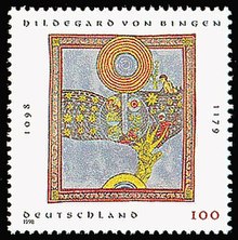 Deutsche Sondermarke 1998 zum 900. Geburtstag, Hildegards Vision vom Lebenskreis