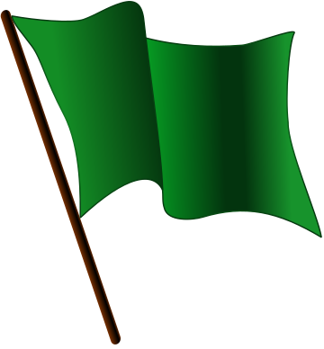 File:Darkgreen flag waving.svg