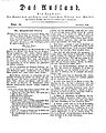 <<< previous next >>> Das Ausland (1828)      Author various Editor Eberhard L. Schuhkrafft Title German: Das Ausland  Das Ausland (1828) title QS:P1476,de:"Das Ausland " label QS:Lde,"Das Ausland " label QS:Len,"Das Ausland (1828)" Volume 1 Publisher Cotta'sche Verlagsbuchhandlung  Object type journal  Description Deutsch: Seite 61 aus "Das Ausland", 1828. English: Page 61 from journal Das Ausland, 1828. Language German  Publication date 1828  Place of publication Munich  Source Bayerische Staatsbibliothek, Bayerische Staatsbibliothek Permission (Reusing this file) This image is in the public domain because it is a mere mechanical scan or photocopy of a public domain original, or – from the available evidence – is so similar to such a scan or photocopy that no copyright protection can be expected to arise. The original itself is in the public domain for the following reason: Public domainPublic domainfalsefalse This work is in the public domain in its country of origin and other countries and areas where the copyright term is the author's life plus 80 years or fewer. This work is in the public domain in the United States because it was published (or registered with the U.S. Copyright Office) before January 1, 1929. This file has been identified as being free of known restrictions under copyright law, including all related and neighboring rights. https://creativecommons.org/publicdomain/mark/1.0/PDMCreative Commons Public Domain Mark 1.0falsefalse This tag is designed for use where there may be a need to assert that any enhancements (eg brightness, contrast, colour-matching, sharpening) are in themselves insufficiently creative to generate a new copyright. It can be used where it is unknown whether any enhancements have been made, as well as when the enhancements are clear but insufficient. For known raw unenhanced scans you can use an appropriate {{PD-old}} tag instead. For usage, see Commons:When to use the PD-scan tag. Note: This tag applies to scans and photocopies only. For photographs of public domain originals taken from afar, {{PD-Art}} may be applicable. See Commons:When to use the PD-Art tag.