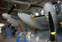 de Havilland Mosquito B 35 (reconfigured to a FB Mk.VI, on display at the Alberta Aviation Museum)