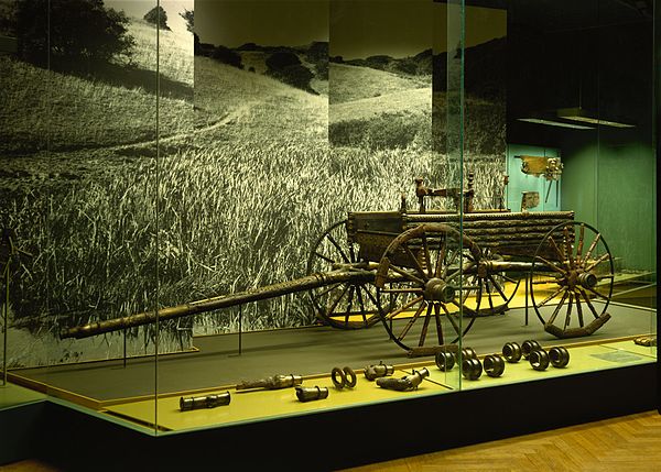 The Dejbjerg wagon, 1st century BC, in the National Museum of Denmark