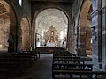 Detalle nave central igrexa Mosteiro Vilanova de Ozcos