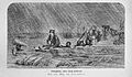 Die Gartenlaube (1875) b 200.jpg Livingstone einen Fluß passierend. Nach einer Skizze von Livingstone