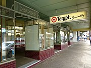 Shop window display cabinets Target Country Charters Towers, North Queensland