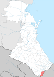 Dokuzparinskij rajon – Mappa