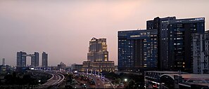 Skyline along E.M.Bypas, Kolkata. EM Bypass Kolkata.jpg