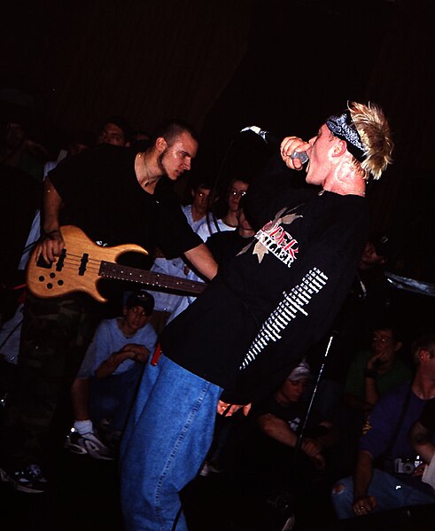 Earth Crisis performing in 1996