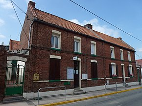 Ecquedecques (Pas-de-Calais, Fr) mairie - école.JPG