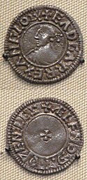 Edgar's coinage Edgard king of England 959 975.jpg