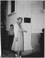 Eleanor Roosevelt votes in Hyde Park - NARA - 195612.tif