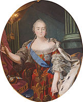 Elizabeth of Russia (Lomonosov's mosaic), 1758-1760
