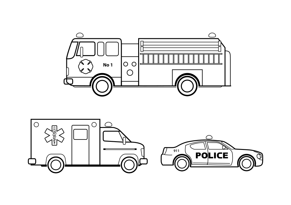 WikijuniorMaze and Drawing BookEmergency vehicles