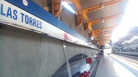 Przykładowe zdjęcie artykułu Las Torres (metro w Santiago)