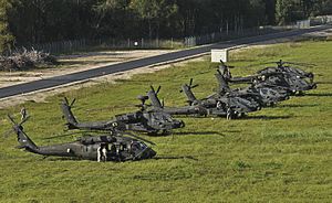 Аэродром Лиелварде. Учения НАТО. 07.09.2014