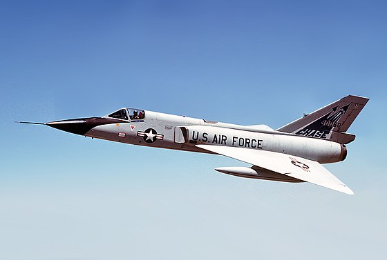 The Convair F-106 Delta Dart, a principal interceptor of the U.S. Air Force in the 1960s, 70s, and 80s