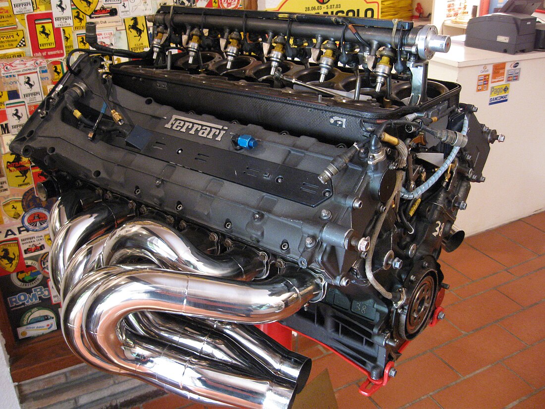 Ferrari V12 F1 engine