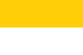 Flagge des Königreiches Hannover in den Landesfarben gold und weiß.