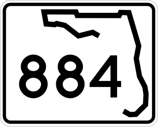 <span class="mw-page-title-main">Florida State Road 884</span> State highway in Florida, United States