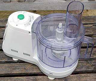 <span class="mw-page-title-main">Food processor</span> Type of home appliance