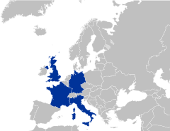 França Alemanha Itália Reino Unido na UE.svg