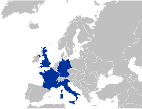 Illustrativt billede af artiklen Store europæiske magter i det 21. århundrede