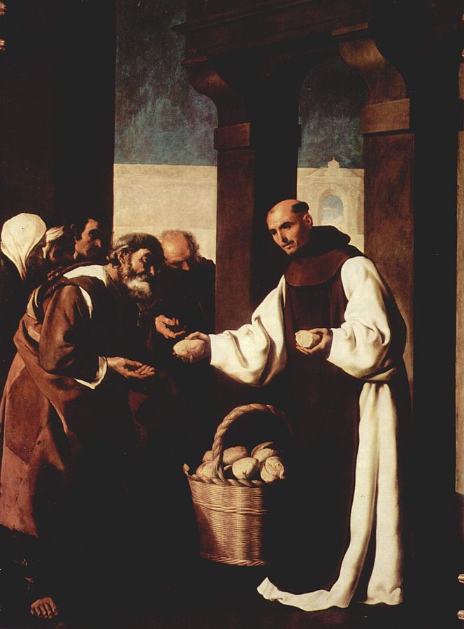 Friar Martín de Vizcaya Giving Alms
