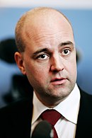 Fredrik Reinfeldt, ministro de estatísticas Sverige, sob a sessão de Noriska Radets i Kopenhamn 2006.jpg