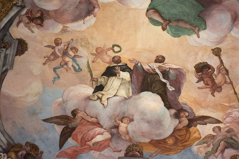 File:Fresco en la Iglesia de San Nicolás de Bari y San Pedro Mártir 01.jpg
