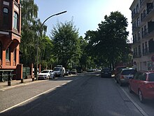 Güntherstraße, Blick in Richtung Osten