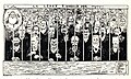 “La gabbia dei malfattori: Il primo maggio dei governi”, vignetta per L'Asino del 29 gennaio 1893 sullo scandalo della Banca Romana