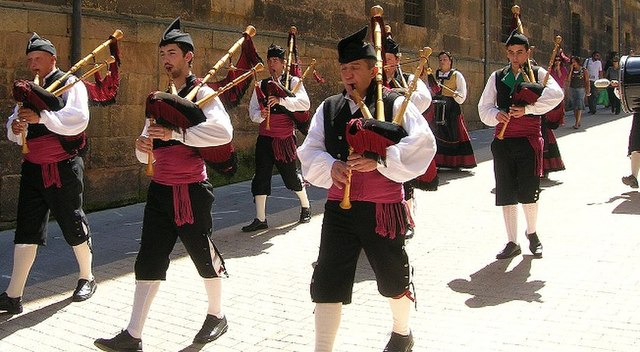 Bagpipers from Asturias