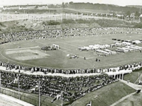 The inauguration of Gentofte Stadium on 27 September 1942 Gentofte Stadium inauguration.png